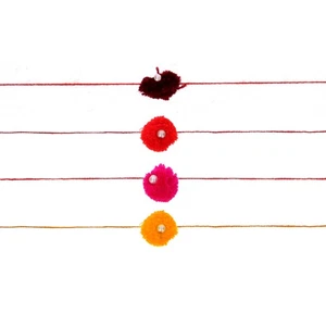 20x Rakhi Faden Armband Bommel Raksha Bandhan Festival Wrist Band Dora Dori - Bild 1 von 5