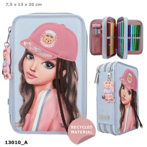 Federmäppchen 3 fach TOPModel Federtasche Federmappe mit Applikation TEAM TEDDY - Bild 1 von 8