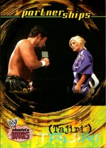 2002 Fleer WWE Absolute Divas Wrestling Card Partnership #54 Tajiri - Picture 1 of 2