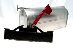 Vintage GSW Rural Mailbox No. 1 Model R1009 All Aluminum NOS Weather Proof - Picture 1 of 16