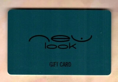 NEW LOOK ( UK ) Classic Logo Silver on Blue ( 2011 ) Gift Card ( $0 ) - Image 1 of 2