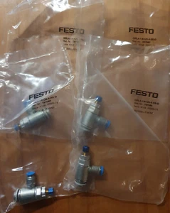 FESTO Drossel-Rückschlagventil GRLA-1/8-QS-4-RS-D / 197580 4 Stück  *neu* in OVP - Bild 1 von 2
