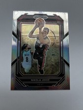 2022-23 Panini Prizm Basketball Nikola Jovic Silver Prizm Rookie RC #236 Heat SP