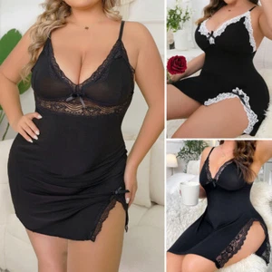 Sexy Slip Nightgowns for Women Sleep Shirts Chemise Night Lingerie Dress - Picture 1 of 85