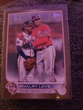 2022 Topps Update Rivalry Love Combo JUAN SOTO / OZZIE ALBIES Gold SP /2022