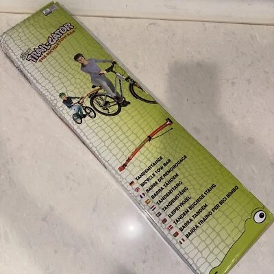 TRAIL GATOR Bicycle Tow Bar CHILDS 12”-20” RED Towable Trailer Bike BRAND NEW! - image 1 of 3