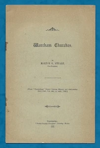 1892 BOOKLET "WAREHAM CHURCHES" P/B DORSET SCARCE - Picture 1 of 9