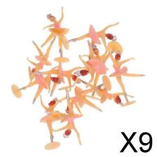 9X 12pcs Mini Ballet Girl Baby Shower Favors Party Decoration Crafts Pink