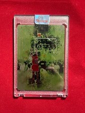 Michael Jordan Metal Sketch Card Limited 3/3 John Rudolph Signed SP Last Shot