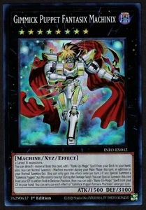 Yugioh Gimmick Puppet Fantasix Machinix INFO-EN042 Super Rare 1st - NM - Imagen 1 de 2
