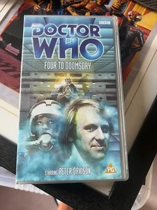 DOCTOR DR WHO BBC VHS VIDEO - FOUR TO DOOMSDAY - Picture 1 of 4