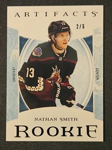 22-23 Artifacts Nathan Smith Rookie #/5 🚨🚨🚨 Black Variant  - Picture 1 of 2
