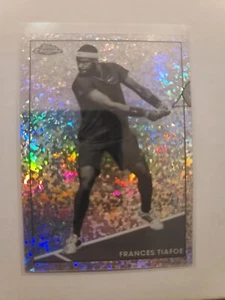 2021 Topps Chrome Tennis Frances Tiafoe #66 B & W Mini-Diamond Refractor - Picture 1 of 2