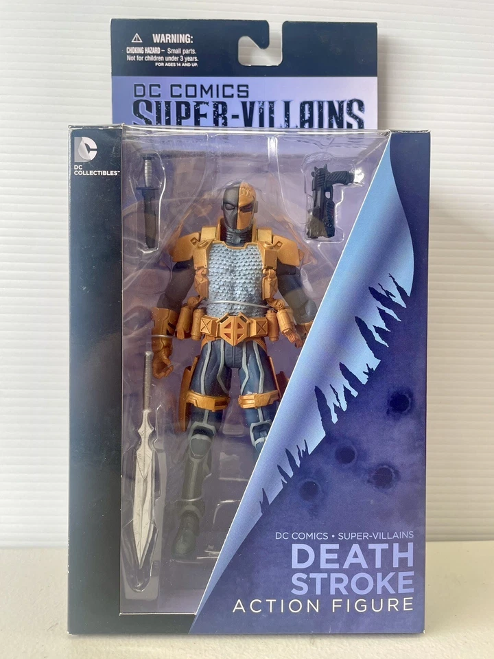 DC Comics Super Villains Deathstroke Figure DC Direct Collectibles 2015