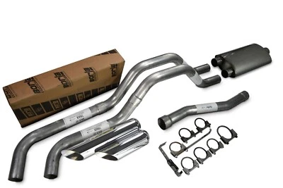 For Nissan Titan 04-06 Dual Exhaust 2.5" Side Exit Borla Pro XS Slash Tip Foto 1 de 4