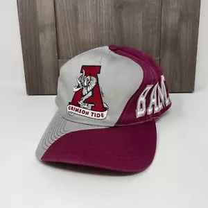 Gorra de colección Alabama Crimson Tide para hombre Wave Spellout bloques de color Snapback CSI - Imagen 1 de 14