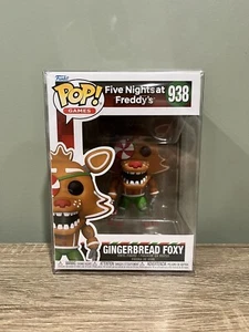 Gingerbread Foxy #938 - Five Nights at Freddy's Funko Pop con protector pop suave - Imagen 1 de 10