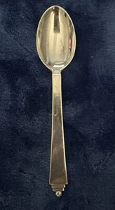 Georg Jensen Denmark Pyramid Spoon 5.5” EPNS Silver - Picture 1 of 3