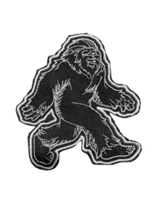 Sasquatch Bigfoot Iron on patch custom size decorating upscaling tote hat jacket - Picture 1 of 3