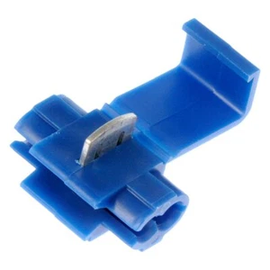 Megatronix QSB Lötfrei Schnellspleiß Gewindebohrer Steckverbinder 16-14 Stärke blau 100 Stck. - Bild 1 von 1