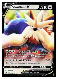 Pokemon Stoutland V 116/159 Crown Zenith Ultra Raro - Imagen 1 de 1