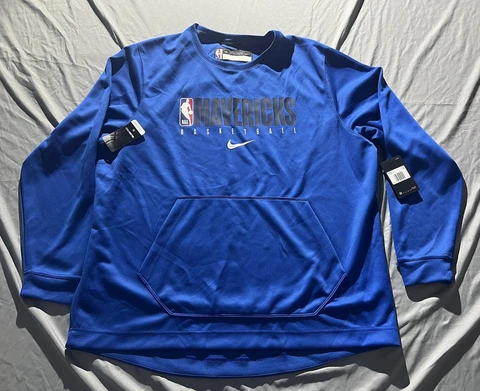 Nike NBA Dallas Mavericks Player Issue Pullover Sweater AV1382-480 Men’s XXL NEW Cover
