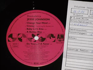 JESSE JOHNSON -Shockadelica- LP 1986 A&M Archiv-Copy mint - Picture 1 of 1