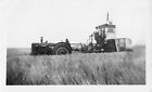McCORMICK DEERING TRACTOR THRESHER FARMER WHEAT FIELD COUNTRY LIFE VTG PHOTO 145