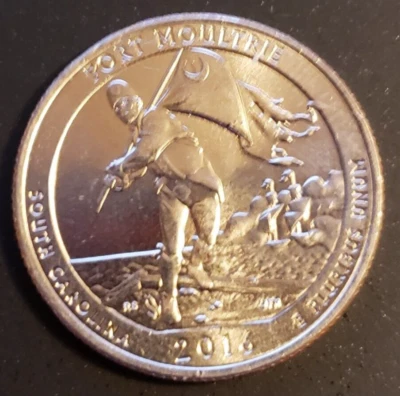 2016-D Fort Moultrie National Park Quarter circulated AU / MS - Image 1 of 2