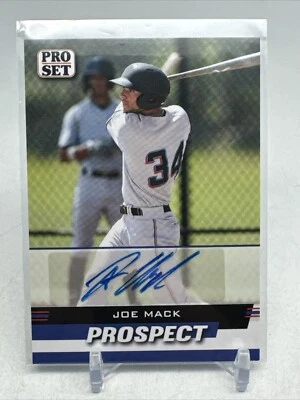 2022 Pro Set Baseball Prospect Joe Mack #PSP-JM1 Miami Marlins - Image 1 of 3