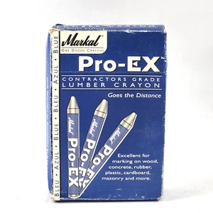 Lápiz de madera Markal Pro-Ex grado contratista caja azul de 12 - Imagen 1 de 6