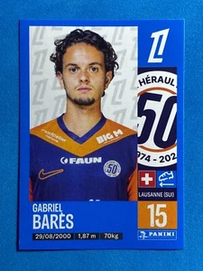 Panini Sticker Foot Figur 2024-25 2025 Nr.277 Gabriel Bares (Montpellier) - Bild 1 von 1