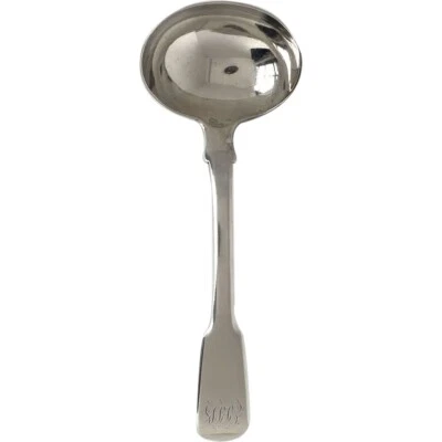 Antique English Georgian Thomas Bamford II Sterling Silver Sauce Ladle 1810 - Image 1 of 4