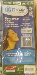 RV Air AC 101G, Coleman RV Air Conditioner OEM Replacement Filter, MERV 6 Rating - Picture 1 of 4