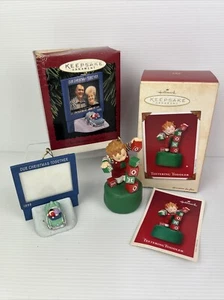 Vintage Hallmark Keepsake Chistmas Ornaments Toddler 2002, Photo Frame 1996 - Picture 1 of 24