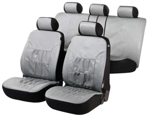 COPRISEDILI PER RENAULT TWINGO 1993-2007 I 11944 GRIGI ECOPELLE FODERE AUTO COMP - Foto 1 di 8
