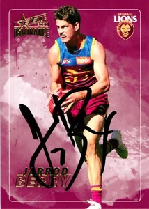 Signed 2020 BRISBANE LIONS AFL Card JARROD BERRY - Picture 1 of 3