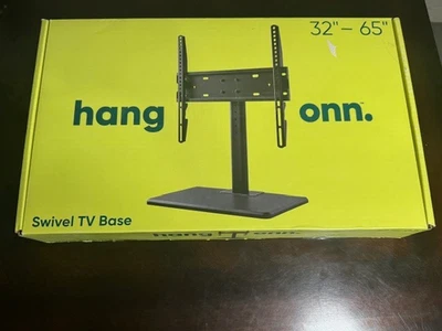 Hang onn Swivel TV Base Stand for 32" to 65" TV up to 35° Rotation Max 77 lbs - Image 1 of 2