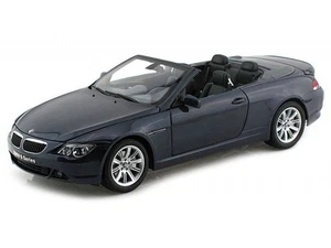 Burago BMW 645Ci Cabriolet grau Diecast Modell Maßstab 1:43 Neu & OVP - Bild 1 von 3