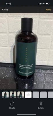 Monpure London STRENGTHENING Silk Protein Shampoo - aloe keratin peptides RRP£36 - Image 1 of 3