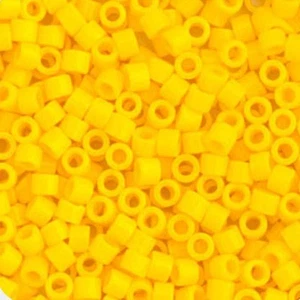 Delica 11/0 RD Yellow Canary Opaque - Picture 1 of 1