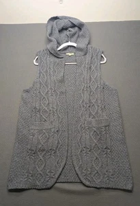 ODDI Damen Small/Medium ärmellose Pulloverweste mit Kapuze helllila/violett  - Bild 1 von 4