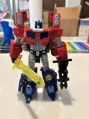 Hasbro Transformers Titans Return Voyager Class Optimus Prime Headmaster!  - Imagem 1 de 4