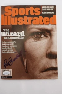 Revista autografiada Pat Summitt Tennessee Lady Vols con certificado de autenticidad #Be146 - Imagen 1 de 3