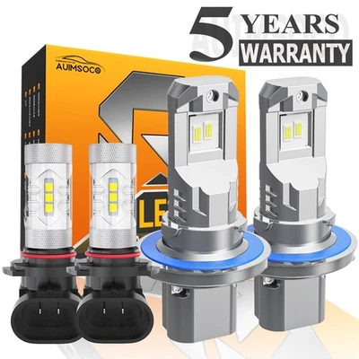 For Ford F-250 F-350 F-450 Super Duty 2005-2021 LED Headlight Fog Light Bulbs 4x - Изображение 1 из 4