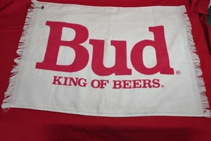 Vintage Budweiser Bud King of Beers Golf Towel - Nice! Made in USA - Picture 1 of 5