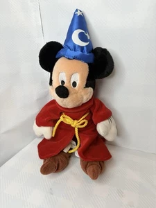Disney Mickey Mouse 13” Fantasia Sorcerer Apprentice Wizard Plush MINT/WITH TAG - Picture 1 of 12