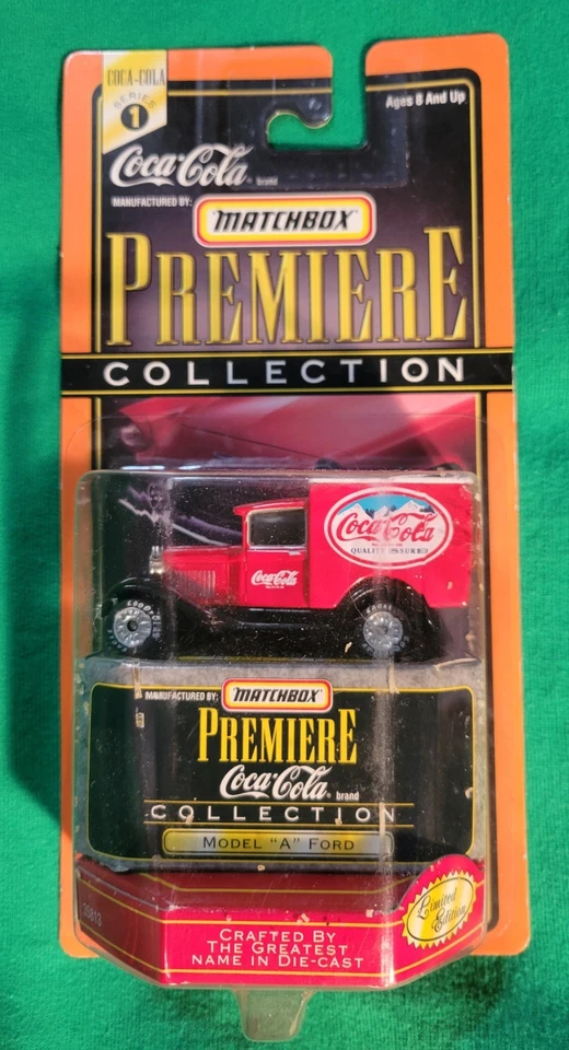 Matchbox Premiere Collection Coca-Cola Model A Ford Truck Diecast Premium - Image 1 of 4
