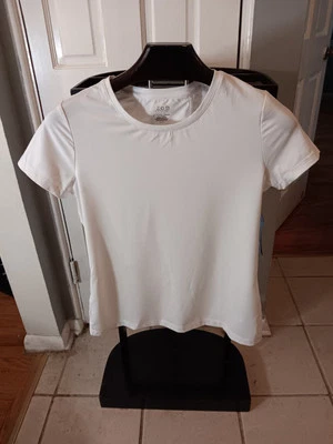 Camisa Atlética IZOD Perform X Energy Elastizada Blanca Talla S/P Para Mujer Nueva Con Etiquetas  Foto 1 de 4