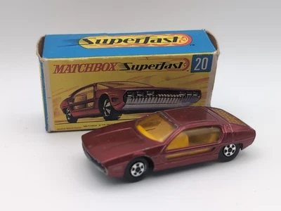Matchbox Superfast Lamborghini Marzal Red Model Car Original Box No 20 Diecast - Image 1 of 4